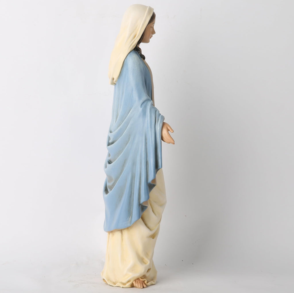 BC Catholic Blessed Virgin Mary Statue, Holy Mother Figure for Altar, Catholi...